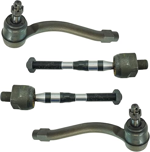 Vista 70 de TRQ - Juego de barras de acoplamiento delanteras interiores y exteriores