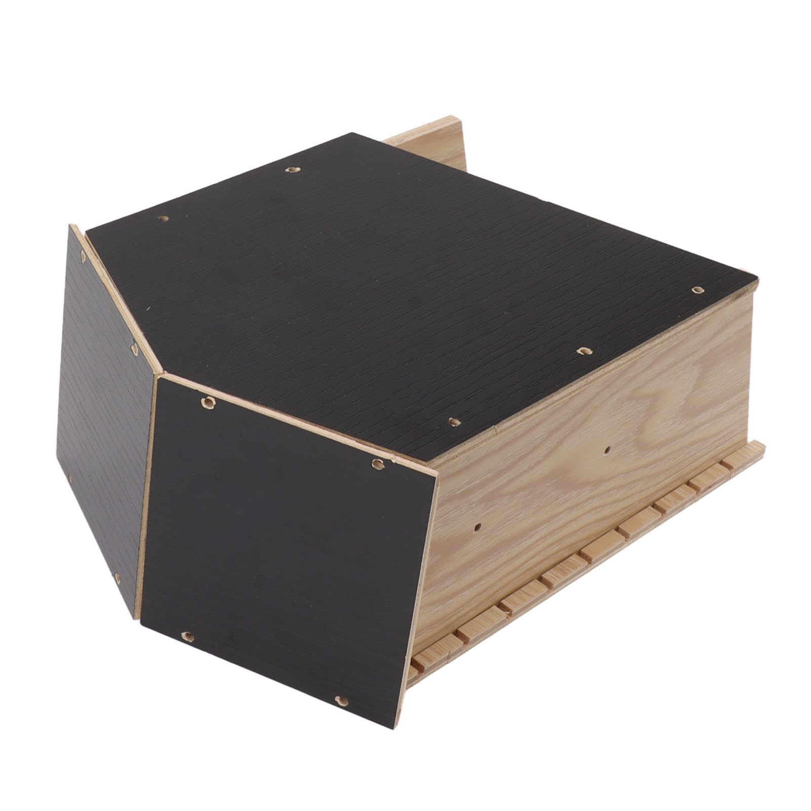 Asixxsix Casa de Murciélagos, Caja de Madera de Doble Cámara para Murciélagos, Resistente a la Intemperie, Fácil de Instalar, Limpia su Jardín de Insectos, 5.7x8.9x3.5in