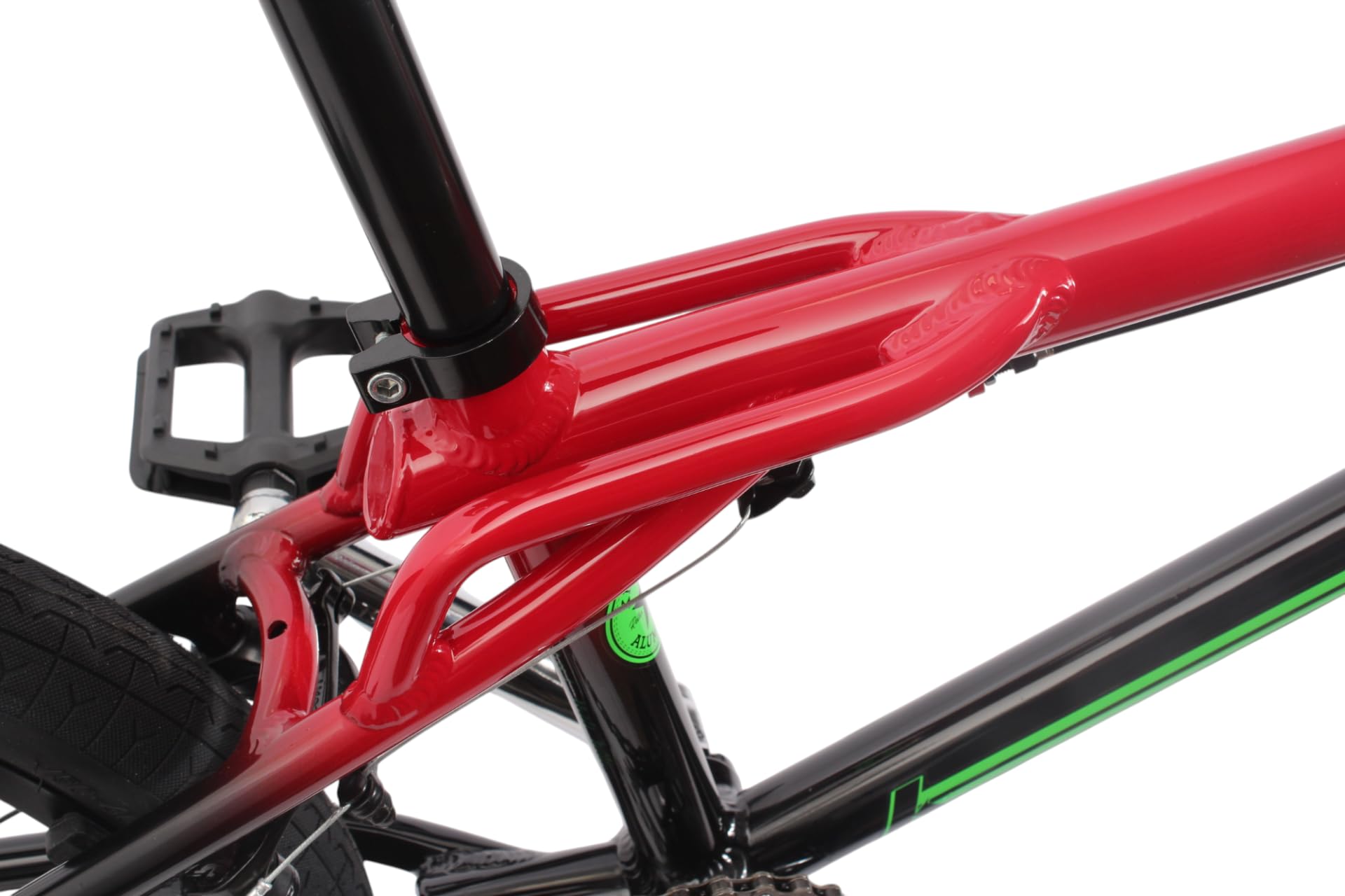 KHE Tricky AL Vélo BMX 20" - Cadre en aluminium - 10,9 kg - Rotor à 360 degrés - Flatland Park Freestyle - Modèle 2025