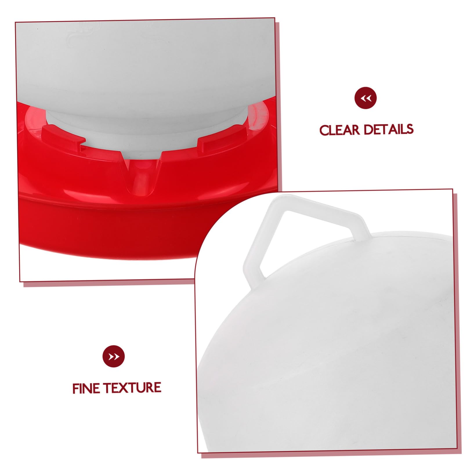 GALPADA Mangiatoia per Galline Portatile in Plastica Bianca Resistente alla Pressione Protezione Solare Design Creativo per Pollame e Piccioni Uso Esterno