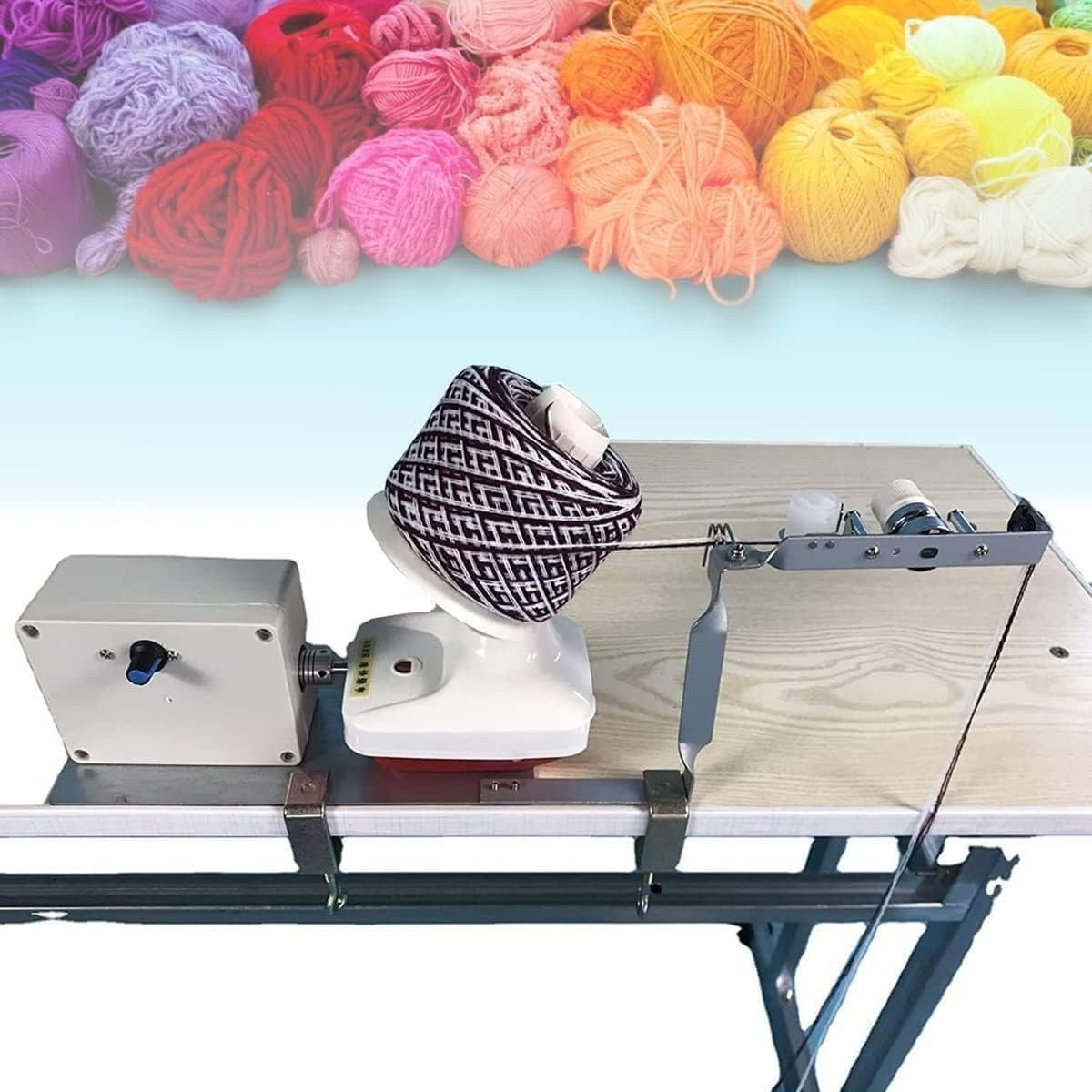 Professional Adjustable Home Use Electric Yarn Cone Winder High Speed Electric Yarn Ball Winder Cotton Wool Winder Holder