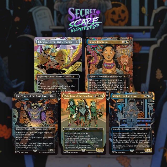 Amazon.com: Magic the Gathering Secret Lair Trick or Treat (Foil