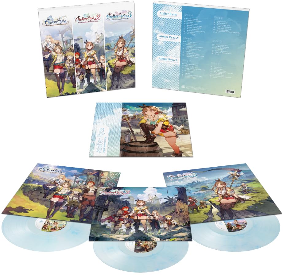 Atelier Ryza Trilogy (Clear W/ Sky Blue Marbles)