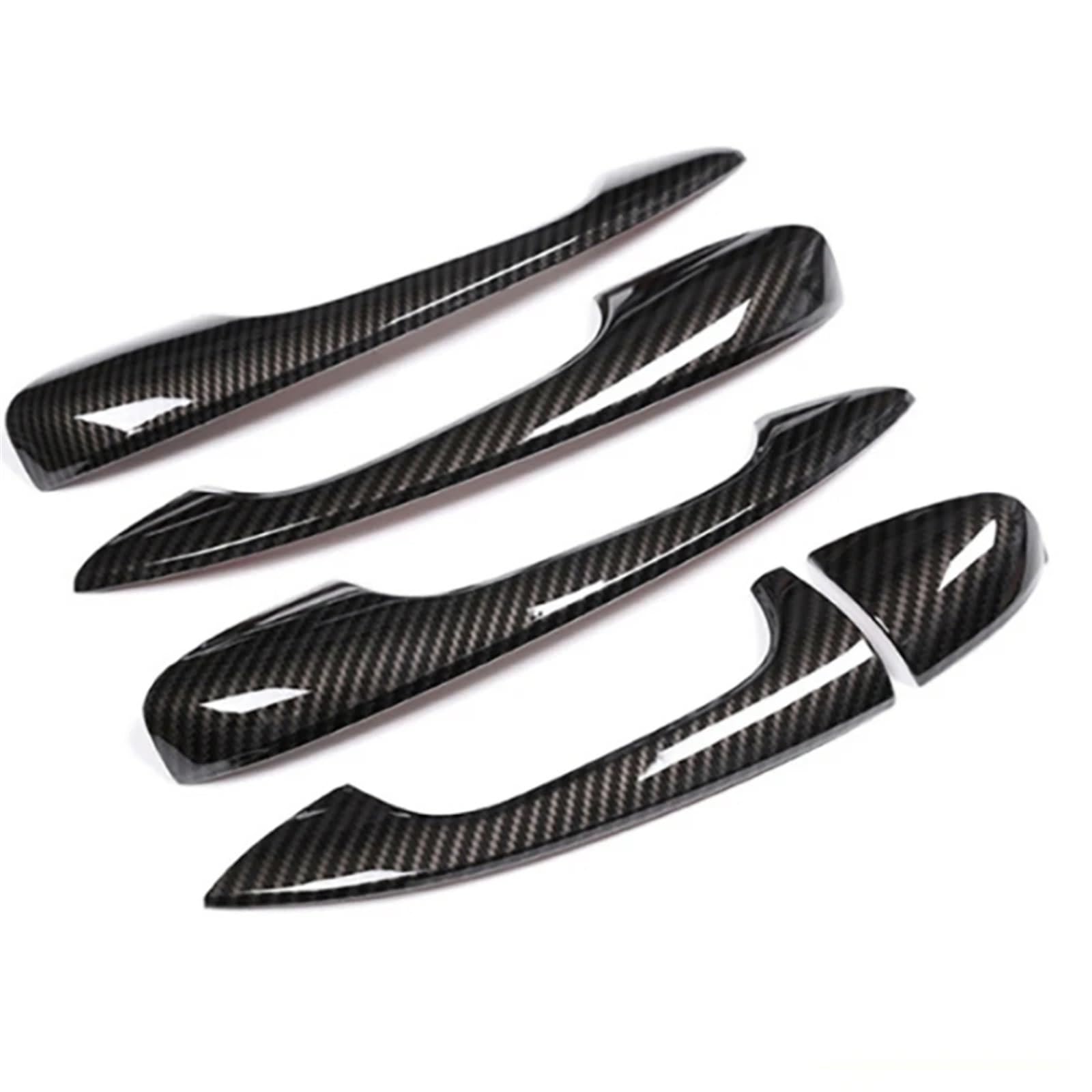 OUVECR for A B C E for GLC for CLA for GLE for GLS for GLB Class W177 W247 W205 W213 X253 C118 W167 X167 Car Door Handles Covers Car Outer Door Handle(Carbon Fiber Style)
