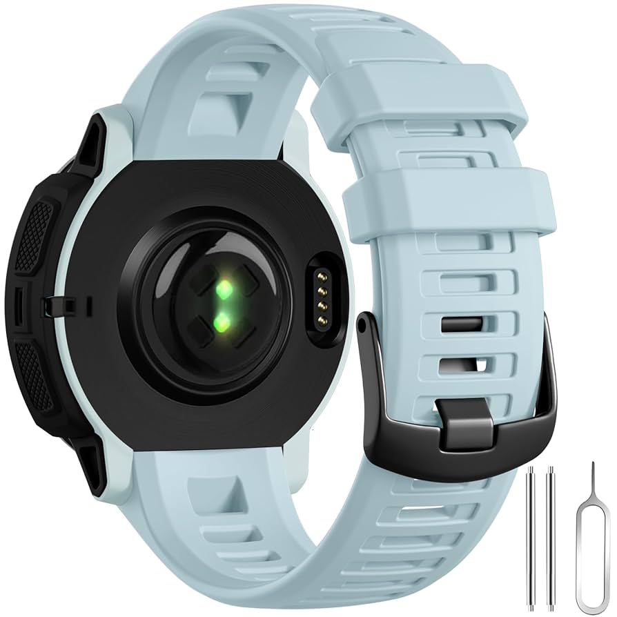Garmin 22mm ホワイトバンド Amazon.com: Garmin QuickFit 22 mm Watch Band - Whitestone