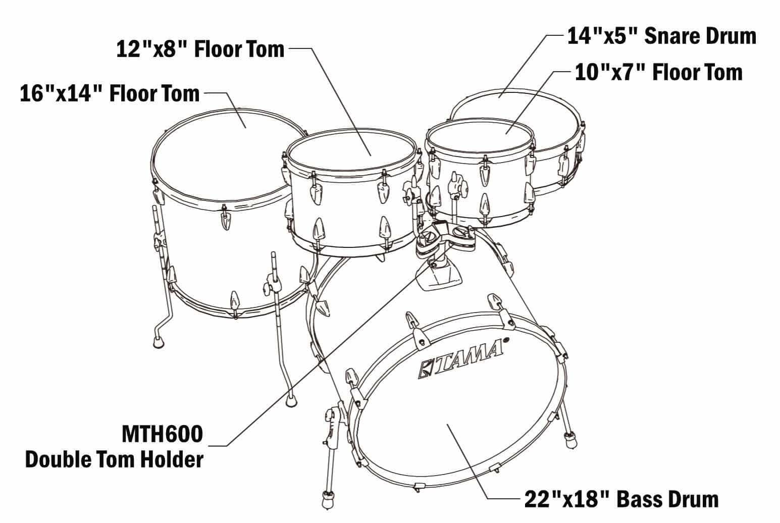 Tama IP52H6W-BRM Imperialstar 5-Piece Drum Kit (Burnt Red Mist)
