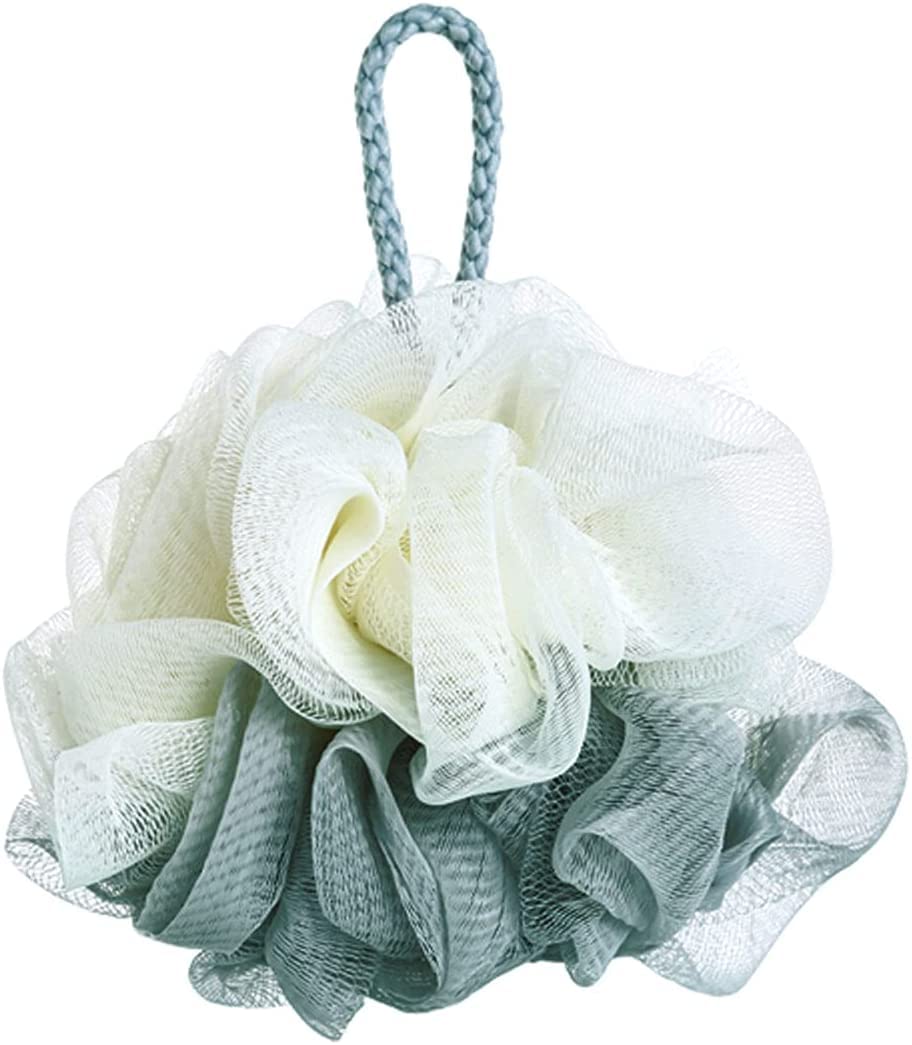 Gąbka Loofah do czystej skóry do kąpieli, wygodna i miękka, siatkowa gąbka do pufy Złuszczająca gąbka pod prysznic, odpowiednia dla całej rodziny 2 szt. Zielony (zielony)
