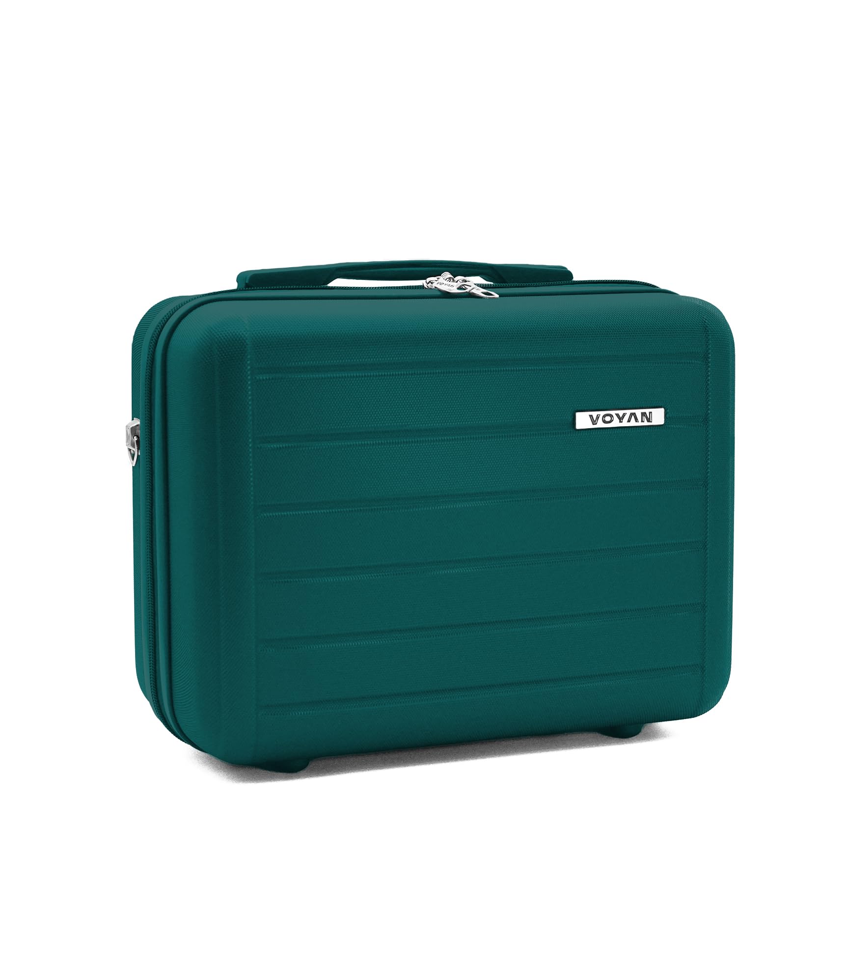 Neceser de Viaje Rigido VOYAN SDR 31x26x15, Vanity Case ABS Ligero, Neceser de Viaje Mujer y Hombre para Avión, Neceser Maleta con Correa, Asa y Banda para Trolley, Organizador Maquillaje
