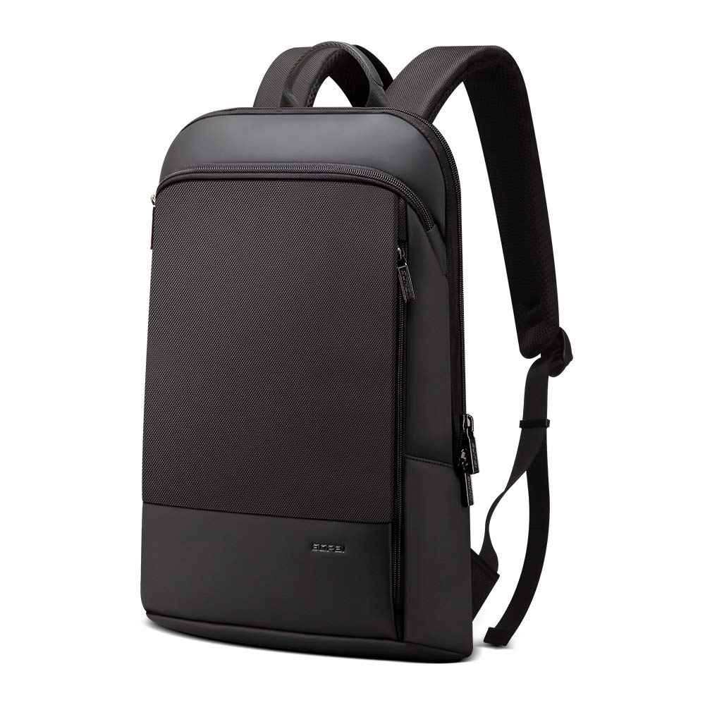 BOPAI Sac à dos pour ordinateur portable 15 pouces Super Slim - Étanche - Collège - Pour homme - Business - Décontracté