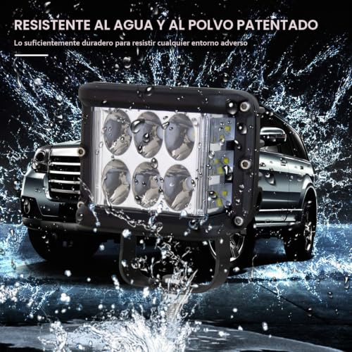 Faros Trabajo LED para Evitar Accidentes Sin Luz en Rutas Off Road Foco led Spotlights 12V 24V 5