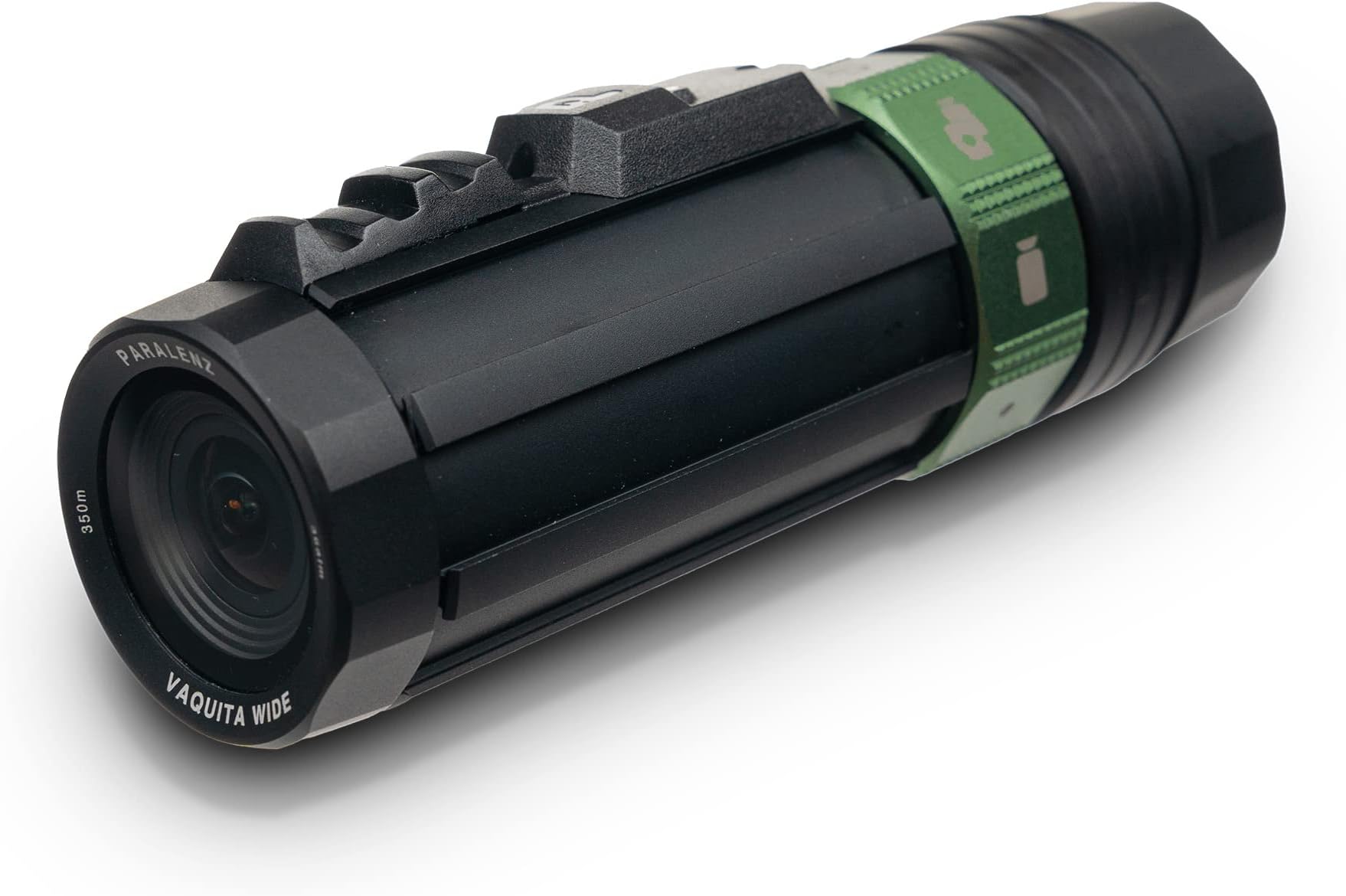 PARALENZ Vaquita 2nd Gen Underwater 4K Camera – Ultra-Wide 150° Lens, 12MP, OLED Display, Waterproof to 350m, WiFi, GPS, Automatic Depth-Controlled Color Correction, Dive Camera