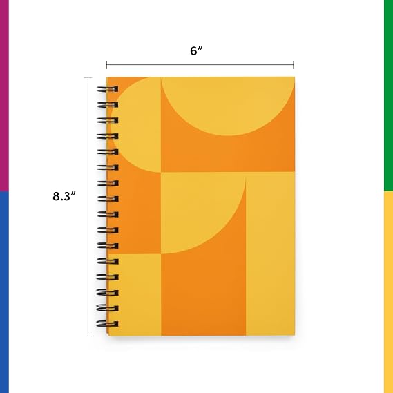 POKETO Essential Spiral Bound Lined Notebook- Citrus