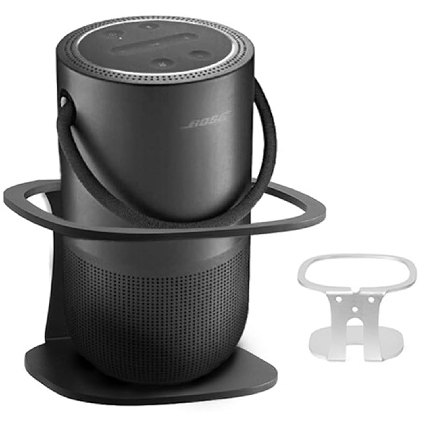 Bose Portable Home Speaker wall mount holder metálico color plata 8