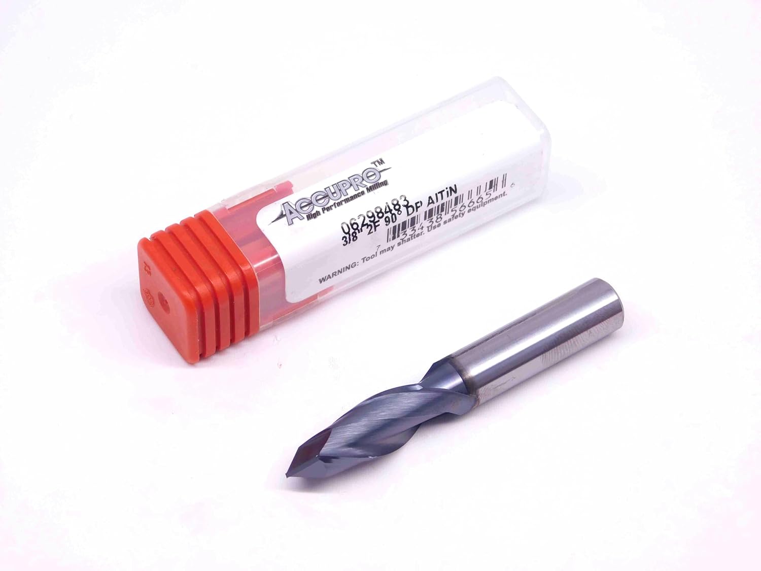 New ACCUPRO 3/8 O.D. 1" LOC AlTiN Carbide Drill Mill 2 FL 6298483 .375 2 1/2 OAL - DM0204AU5