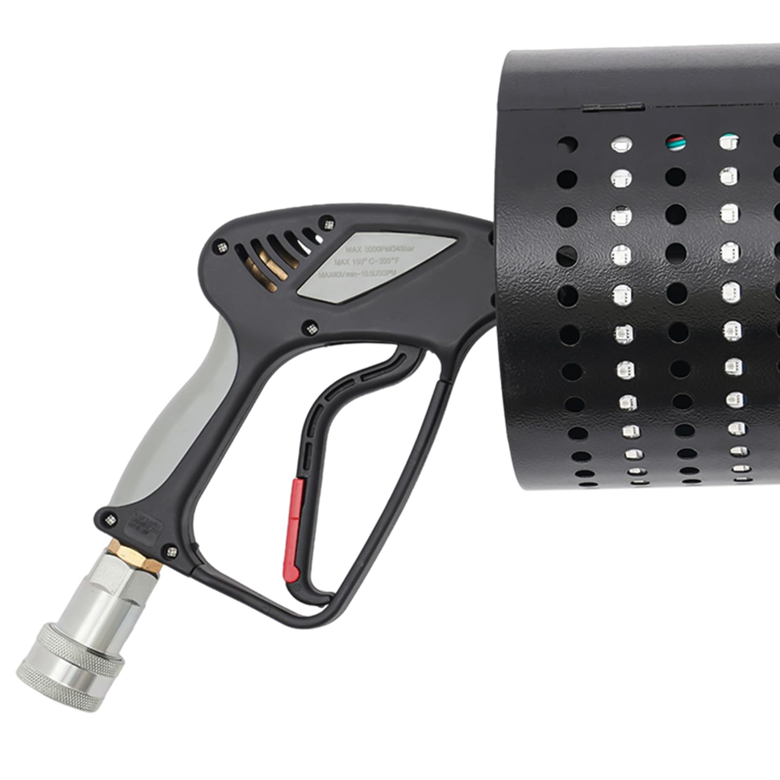 Macchina Lanciatore di Coriandoli Professionale Con Tubo D'aria Da 10 Piedi Portatile per Feste, Casa, Bar, Banchetti, Spettacoli Dal Vivo (Senza Coriandoli)