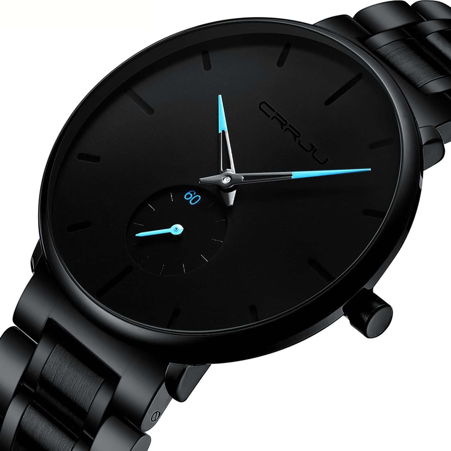 Relojes Hombre De Malla Ultra Fino Negro para Hombres Relojes De Pulsera De Moda Minimalista De Lujo para Relojes Hombre Casual Reloj Hombre De Cuarzo Impermeable