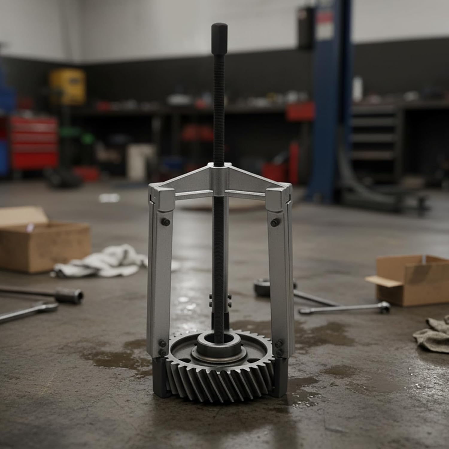 13Pcs Bearing Puller Kit, 2 & 3 Jaw Puller Set with Storage Box, Heavy Duty Flywheel Gear Pulley Remover Tool for Automotive Mechanical Repair