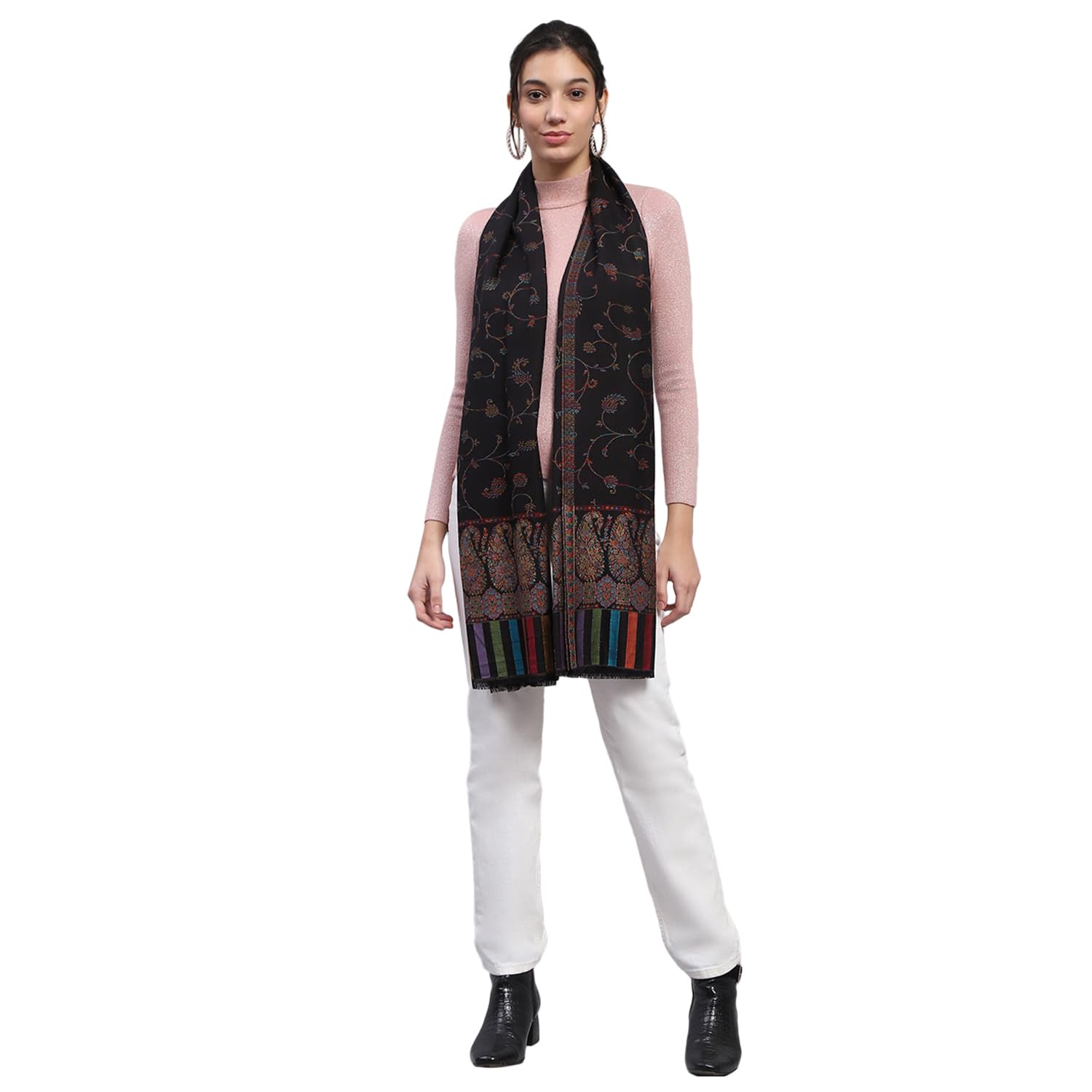 monte carlo Womens Self Design Stole (224STL4249)-picture-24