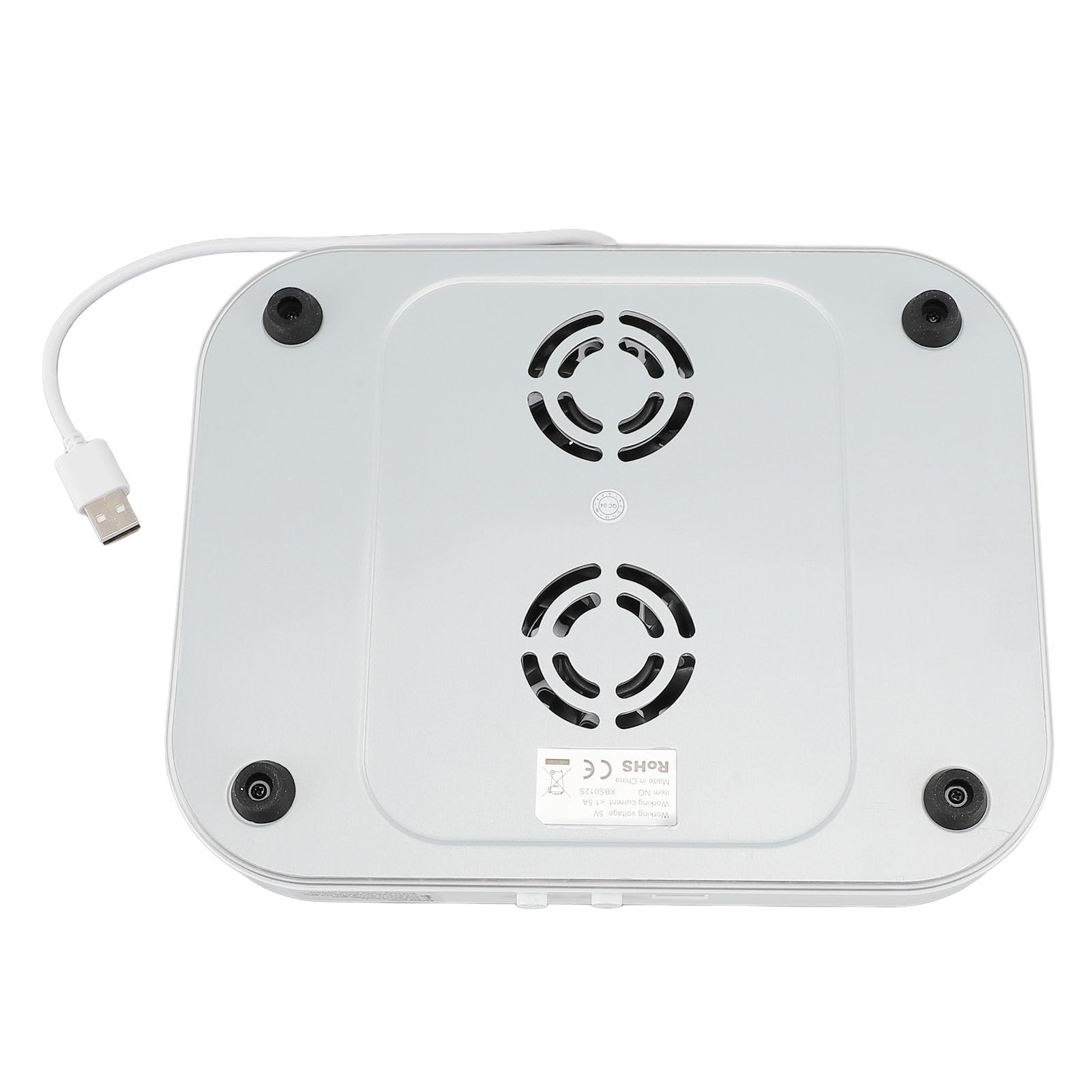 KUIDAMOS Ladestation für Spielekonsolen-Controller mit Einstellbarem Lüfter und RGB-Beleuchtung für Gamer, Inklusive 2 Batterien