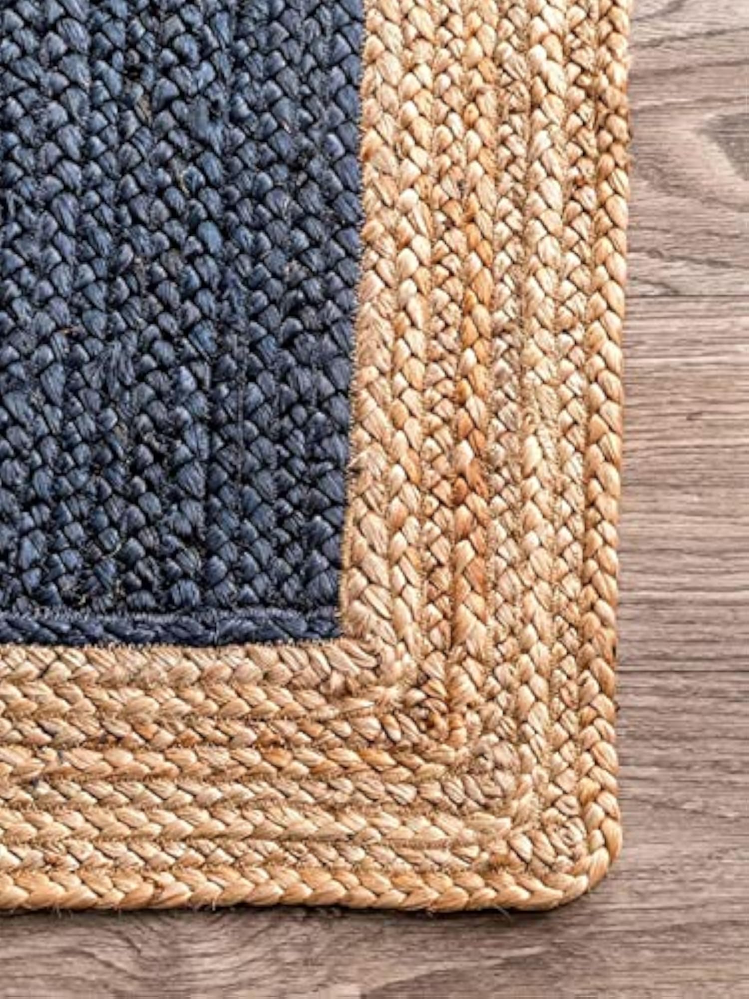 Jute Centre Table Carpet, Rectangular Living Room Rug