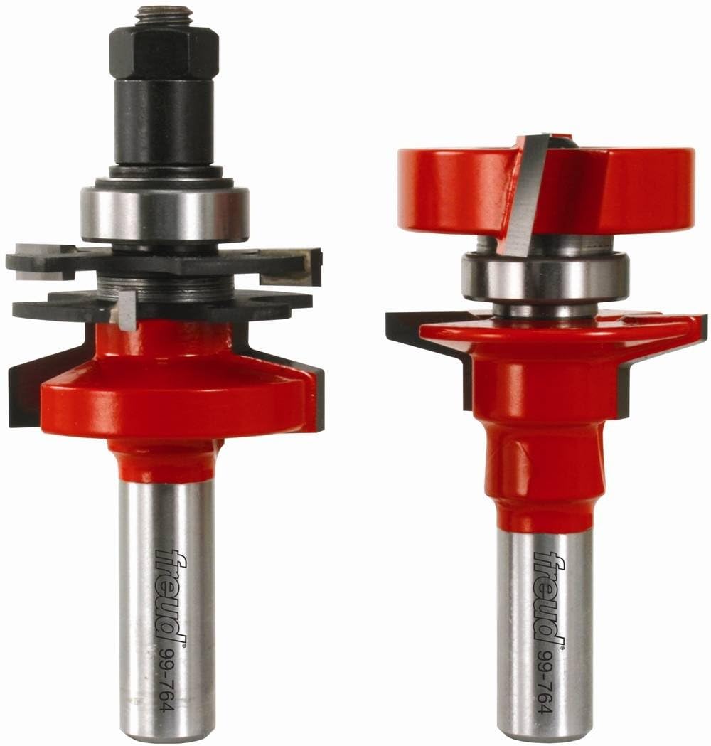 Freud1-11/16" (Dia.) Premier Adjustable Rail & Stile Bit with 1/2" Shank (Bevel) (99-764)
