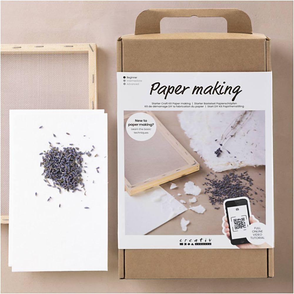 Creativ Kit de manualidades para principiantes para la fabricación de papel, 1 paquete