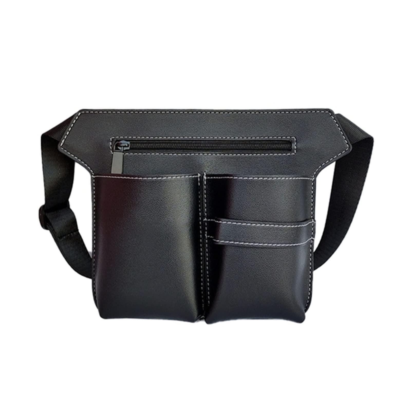 FDEFIRTFG Hairdressing Tool Belt Bag, Hairdressing Hair Scissor Holster Waist Pack Belt for Hairdressers(Noir)