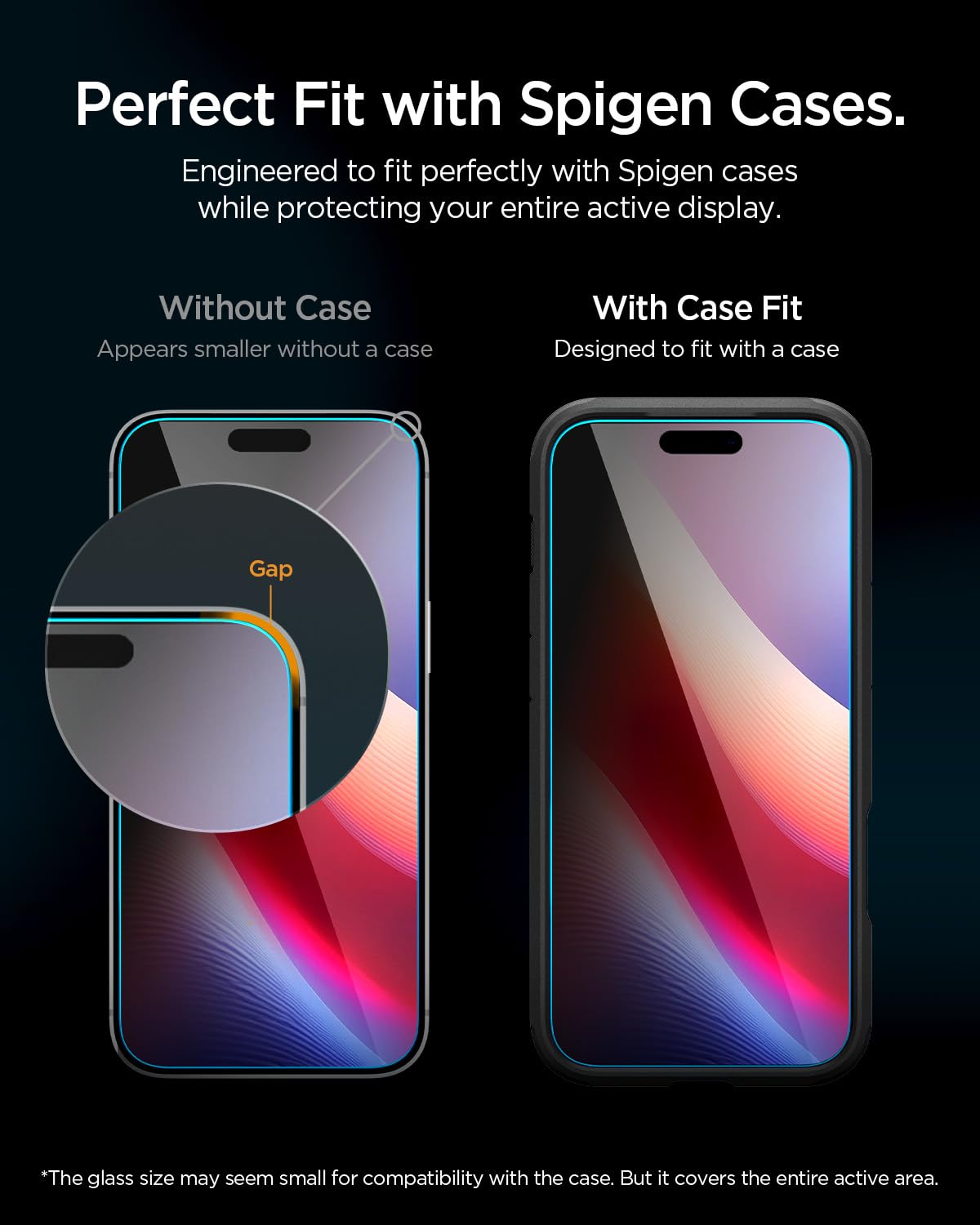 Spigen EZ Fit Pro Privacy Tempered glass for iPhone 18 Pro — Amazon image 9