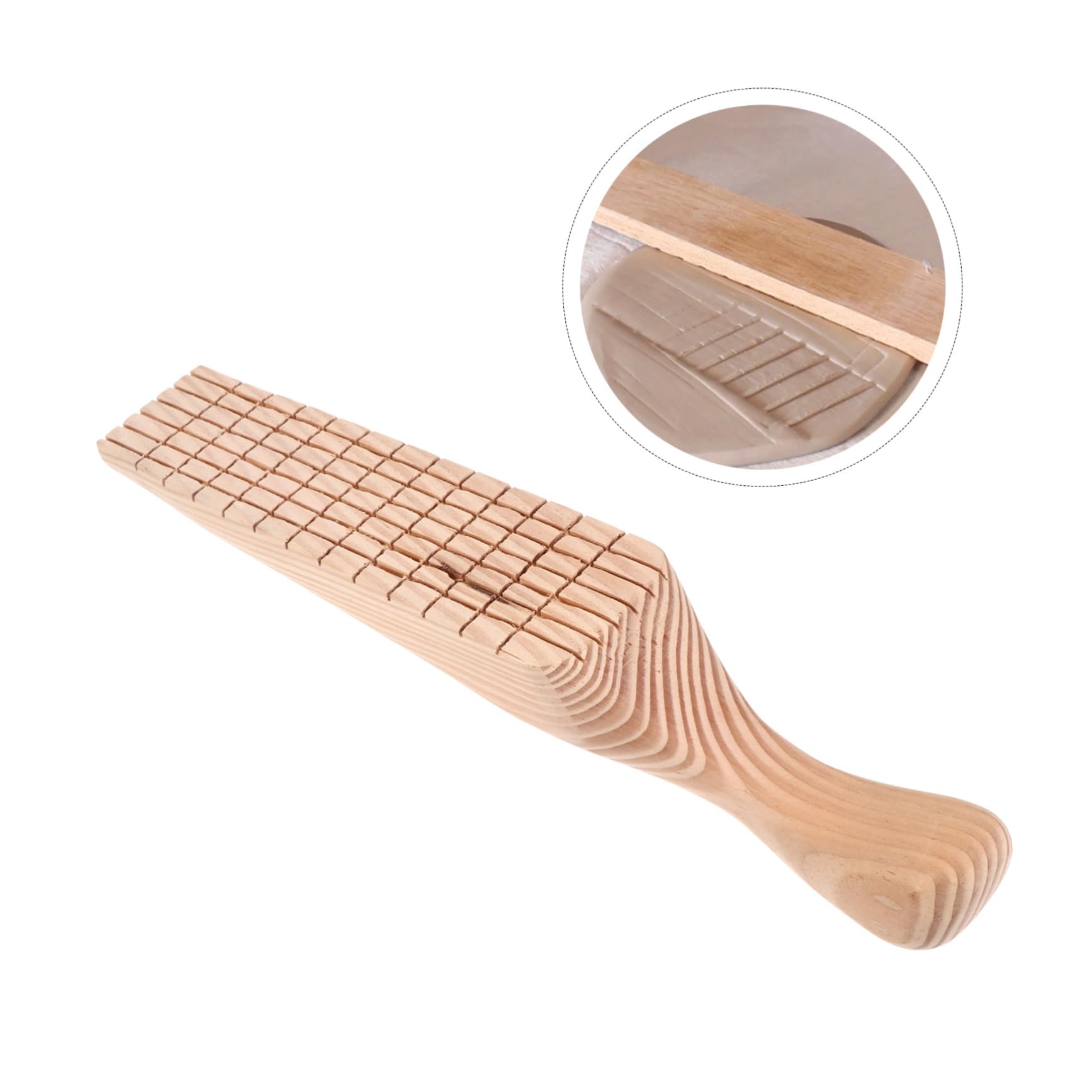 Artibetter Batacchio di Argilla Pagaia per Ceramica Strumenti per Modellare L'Argilla Pagaie per Modellare La Ceramica Strumenti Artistici Testurizzati Grandi Morbidi E