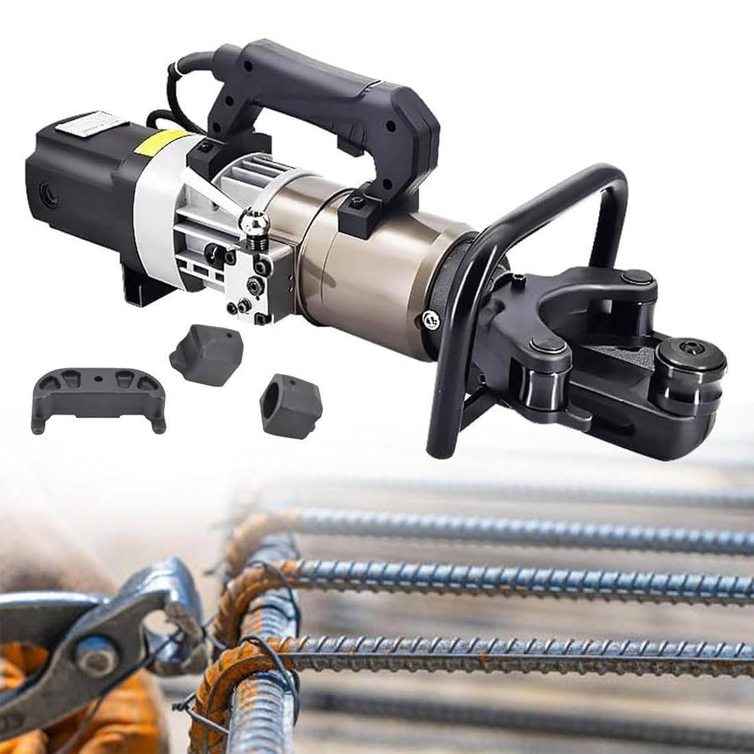 YXYLJOZ Rebar Bending Machine Hydraulic Rebar Bender,0-35 Degrees Steel Bars Bending Angle 22mm/25mm/ 28mm Bending Angle 0-130 Degree,22mm (25mm)