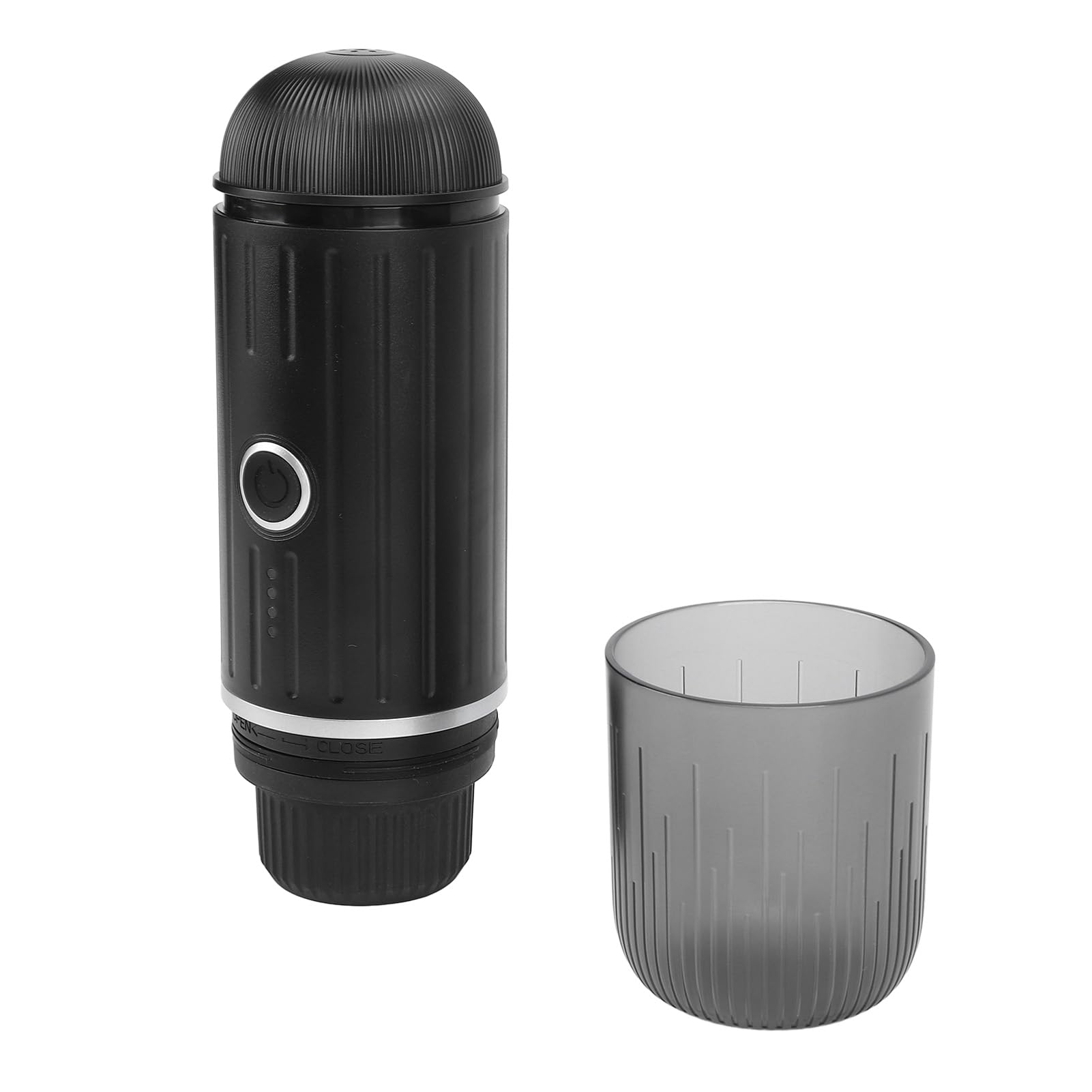 HEEPDD Máquina de café Expreso Portátil, Eléctrica Autocalentable de 19 Bares con café Molido y Cápsula para Viajes, Camping, Oficina en Casa