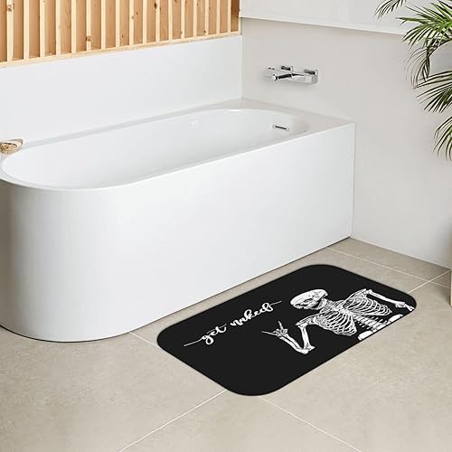 Miniatura 17 de Tapete de baño de tierra de diatomeas, decoración de Halloween, diseño de mano sangrienta, suave, sin arrugas, antideslizante, volumen, súper