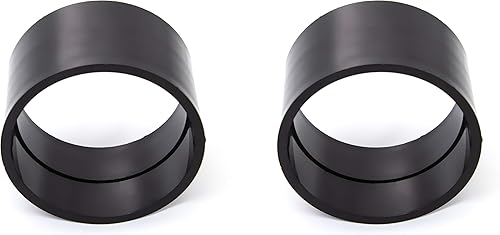 POWERTEC 70235 Acoplamiento de tubería de 2-1/2", negro (paquete de 2)