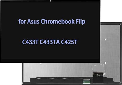 14.0" Screen Replacement for Asus Chromebook Flip C433 C433T C433TA C425T LCD Touch Screen Display Assembly FullHD 1920 * 1080 IPS 30Pin