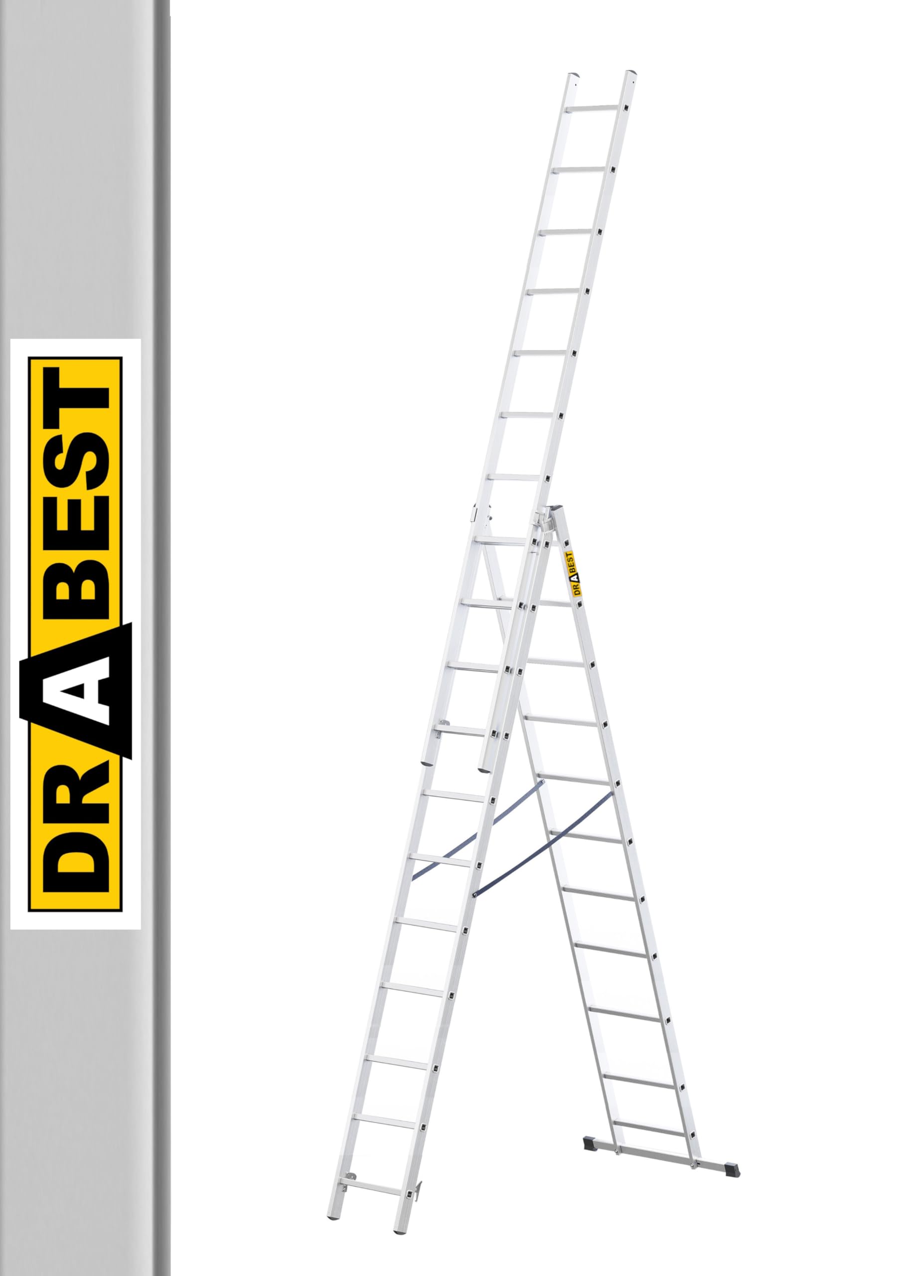 Drabest Aluminium Extension Ladder 15.1kg