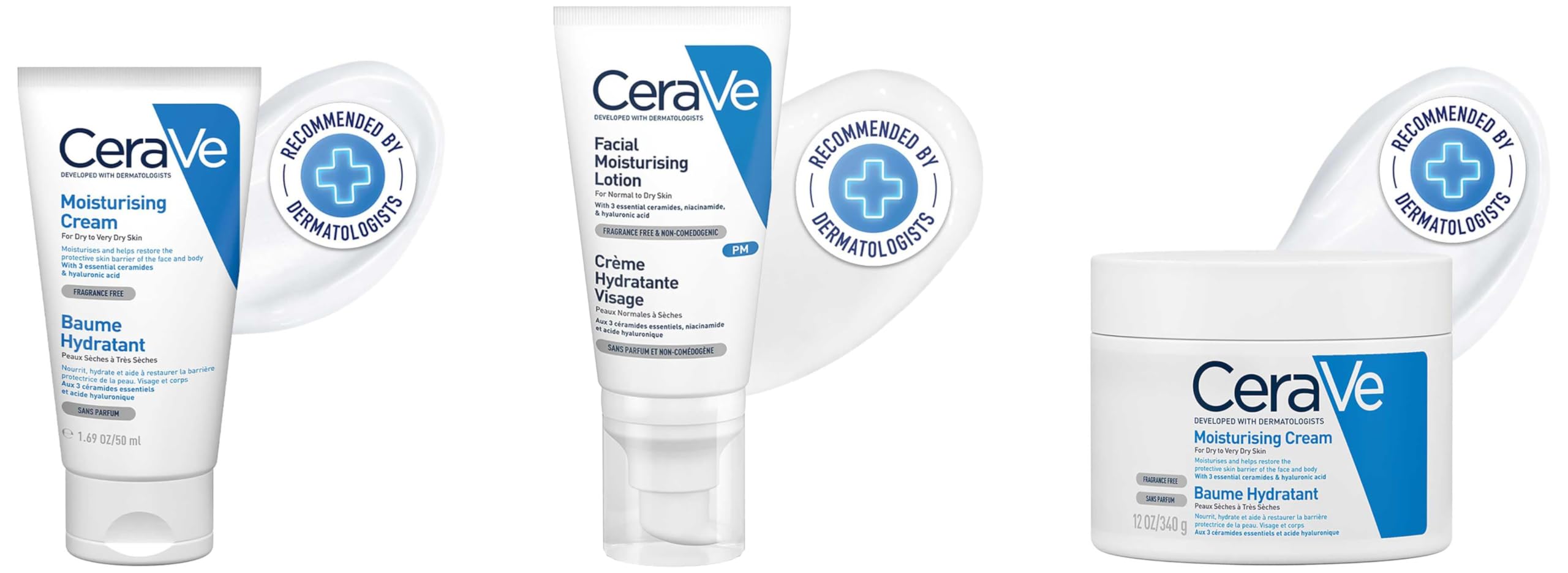 CeraVe Moisturizing Cream 340gm, 50ml, PM Facial Lotion-picture-44