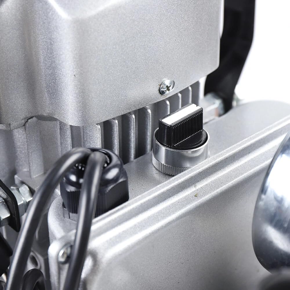 Pompa idraulica elettrica, 750 W, pompa idraulica, velocità del motore, 1400 rpm, pompa ad alta pressione con valvola manuale, interruttore a pedale e capacità dell'olio 7 l