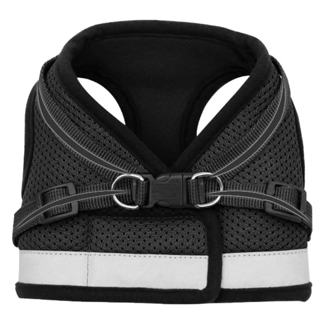 Kuber Industries Dog Harness With Adjustable Leash|Breathable Polyester Mesh Fabric |Medium Size|HT-844|Comfortable No-Pull Grip|Quick Release Buckles|Black (B0CJ5B5J23) Amazon Price History, Amazon Price Tracker