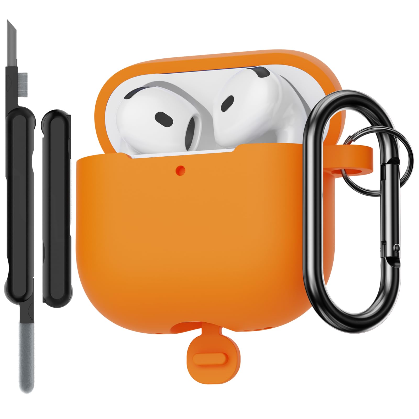 Funda para AirPods Pro 3 (2025) Case Cover, Anti-rasguños Fundas Protectora de Silicona Compatible con Airpods Pro 3.ª Generación con Kit de Limpieza e Lanyard de Silicona, Cloud Grey — view 36