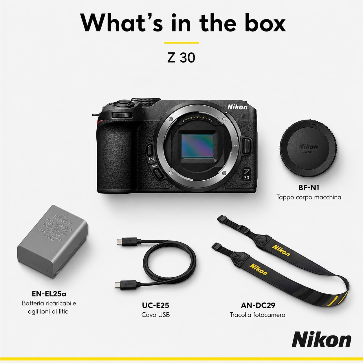Nikon Z30 + Z DX 16-50+50-250 VR + Lexar SD 64GB 800x Fotocamera Mirrorless, CMOS DX 20.9 MP,LCD Angolazione Variabile,Registrazione fino a 125min, Video 4K,Nero, [Nital V.I.P.: 6 anni di garanzia]