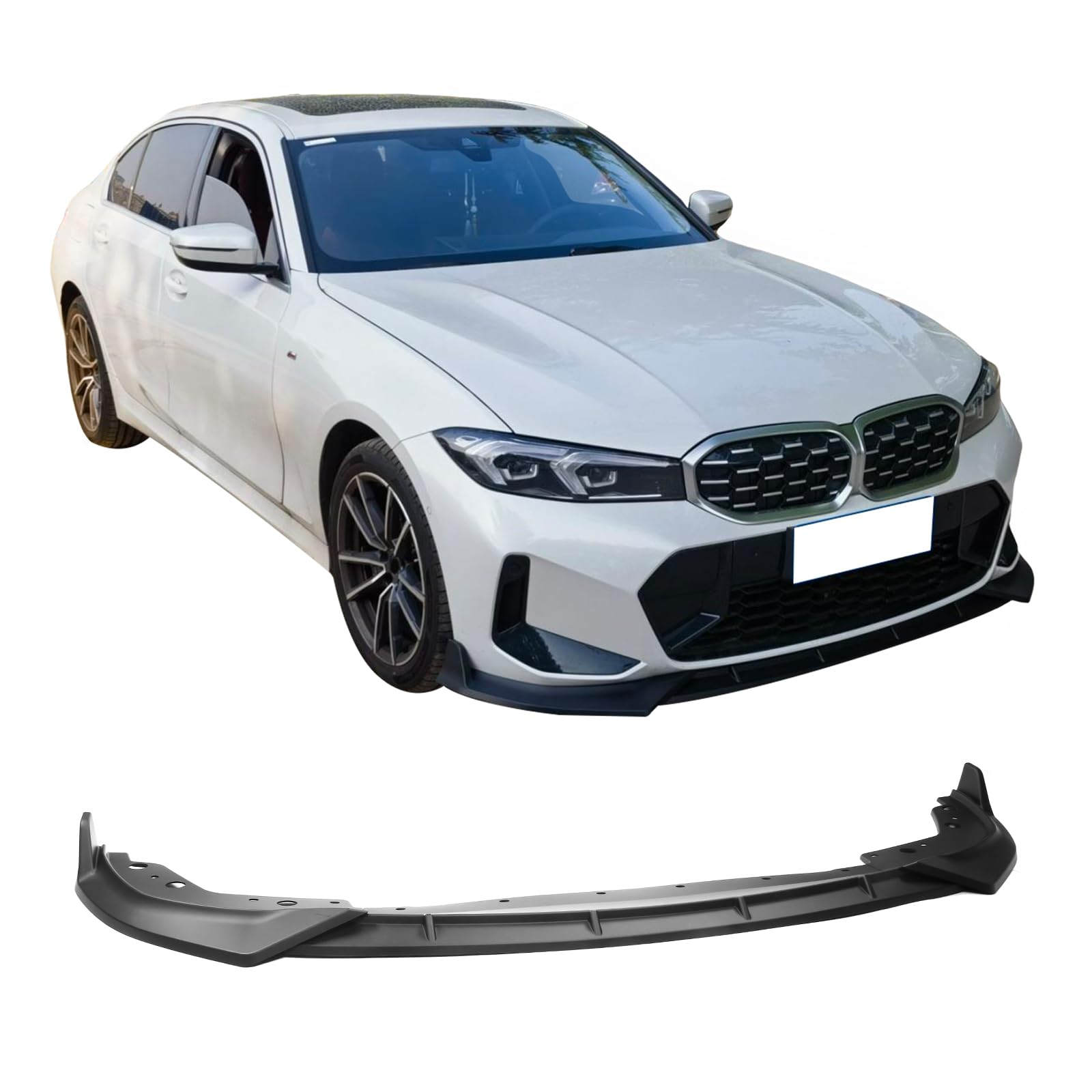 Amazon.com: Fit 2023-2026 BMW G20 3 Series Front Lip Matte Black