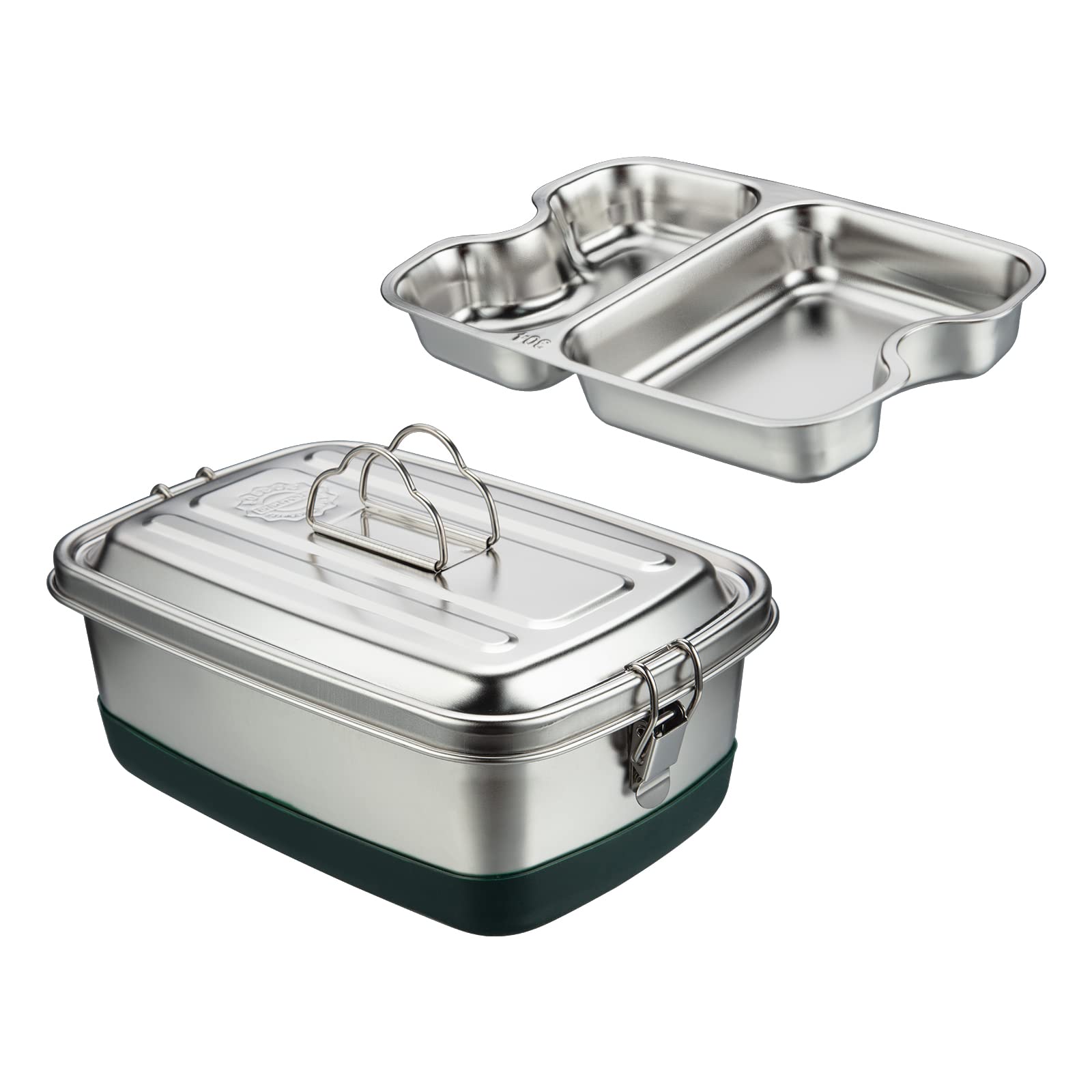 Amazon｜弁当箱 2段 2000ml 大容量 お弁当箱 ステンレス ランチ