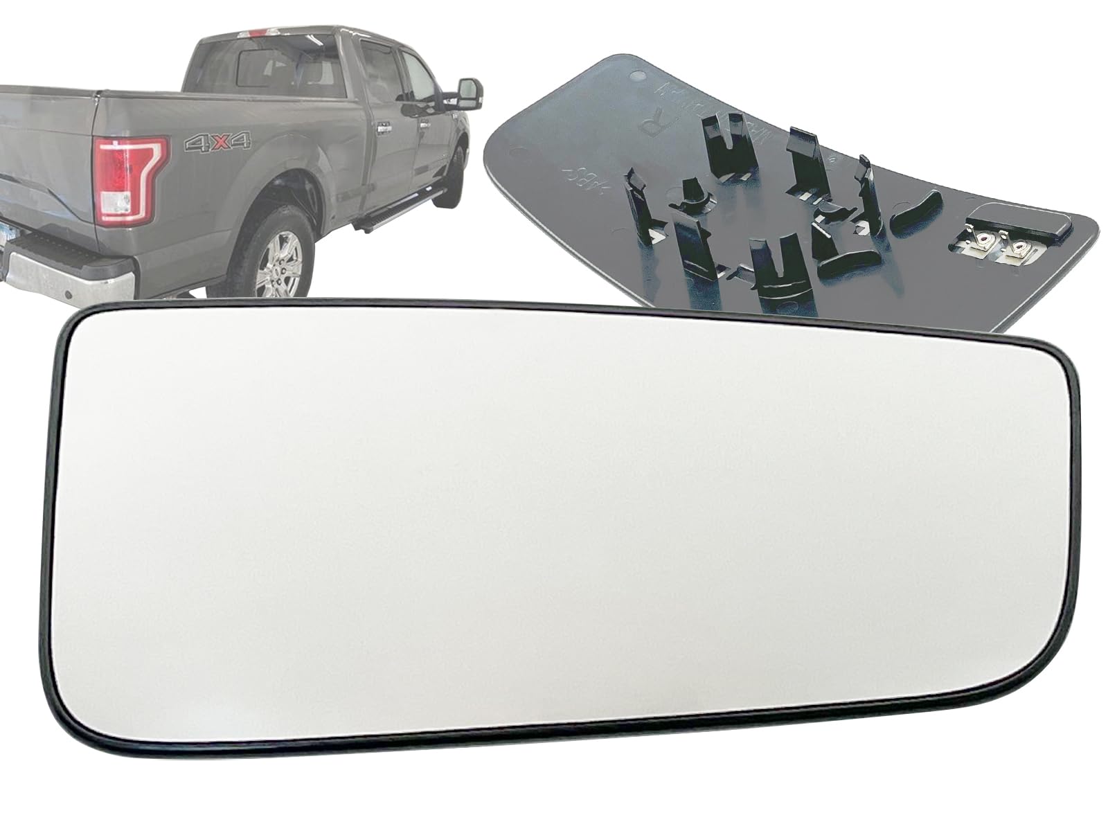 Amazon.com: APA Replacement Towing Mirror Glass Lower Heated Fits