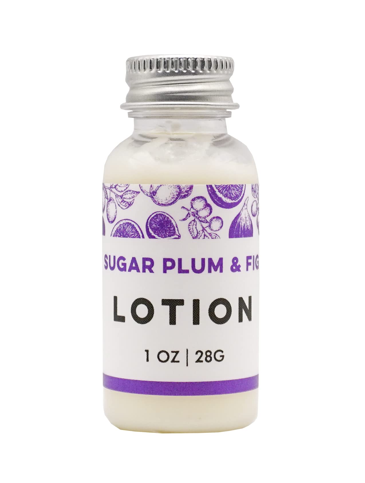 NATURE'S APOTHECARY Sugar Plum & Fig Lotion | Travel 1oz. | Silky, Nourishing, & Hydrating | Hypoallergenic, All-Natural, Plant-Derived, Made in USA