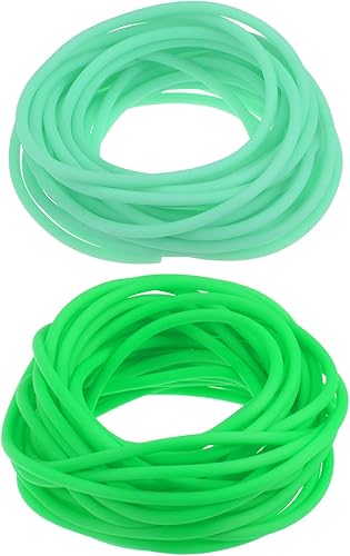 HARFINGTON Tubo de cordón de goma, tubo hueco de 16 pies 18 pulgadas de diámetro de 116 pulgadas de diámetro, juego de tubos de silicona para hacer