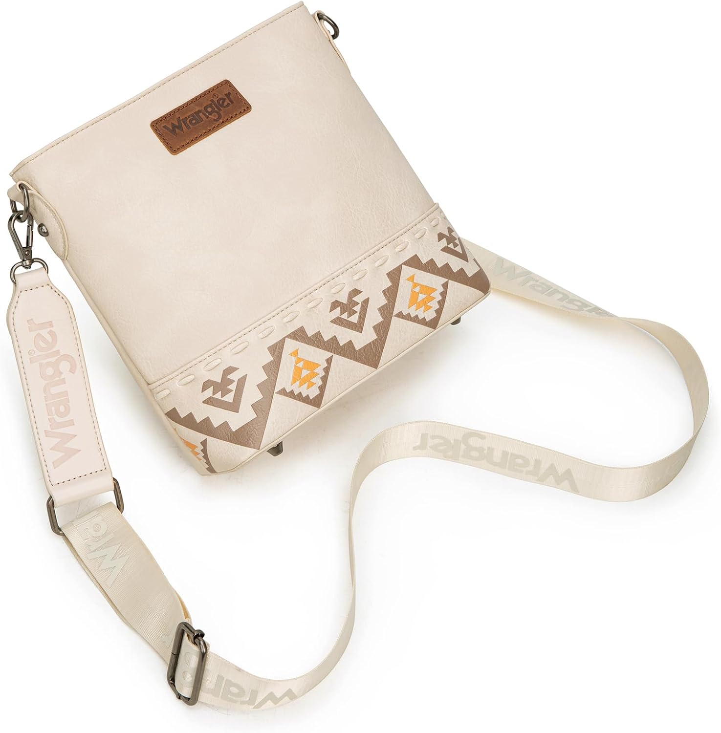 Wrangler Crossbody Purses for Women Two Tone Crossbody Bags Women Purses and Handbags - Image 7
