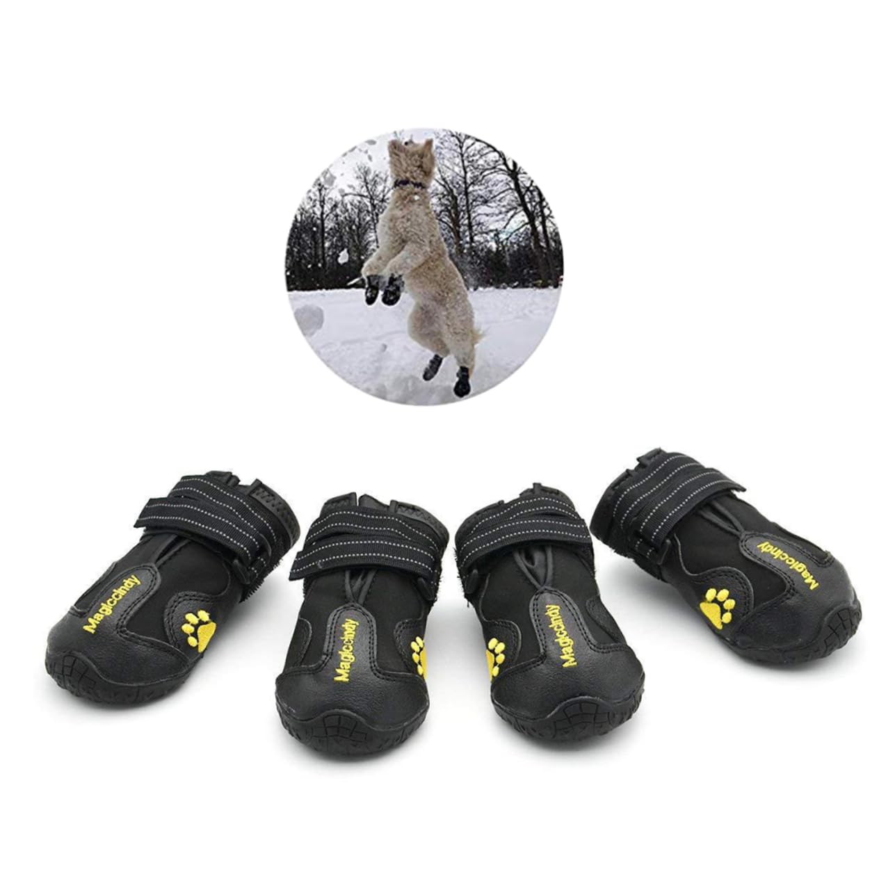 BESPORTBLE 8 Uds Zapatos para Perros Botas para Perros Botas Cálidas para Perros Botas De Nieve para Mascotas