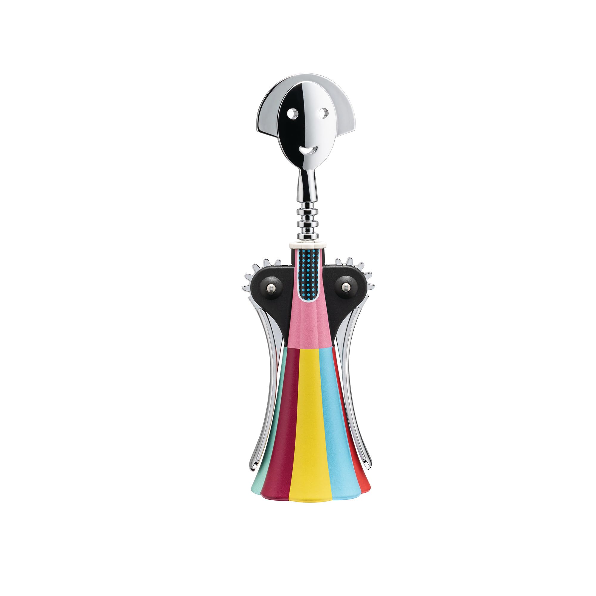 Alessi Anna G. Parade AM01A 5 - Cavatappi di Design, in AlkiPaper® e Zama Cromata, Multicolore