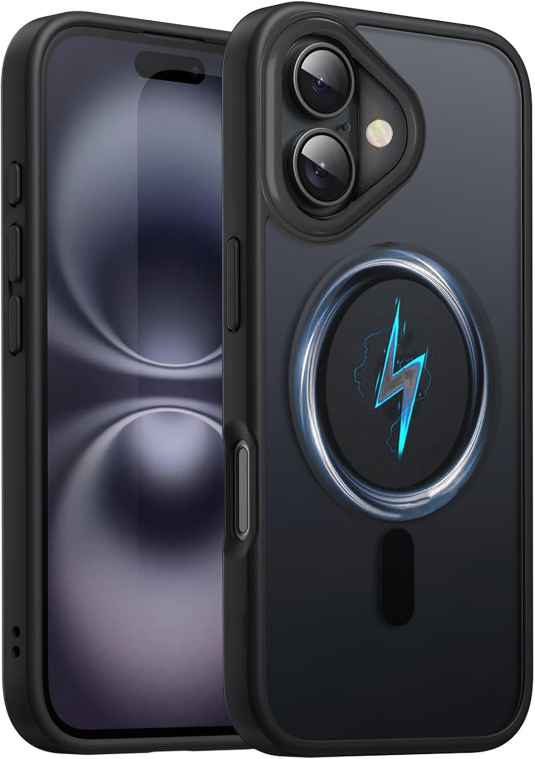 Elzzi Magnetic Guard Designed for iPhone 16 Plus Case Translucent Matte Hard PC + TPU Back Cover [Compatible with MagSafe] Anti-Scratch Shockproof Phone Case (6.7 Inch, Black) (B0DG63HWCT) Amazon Price History, Amazon Price Tracker