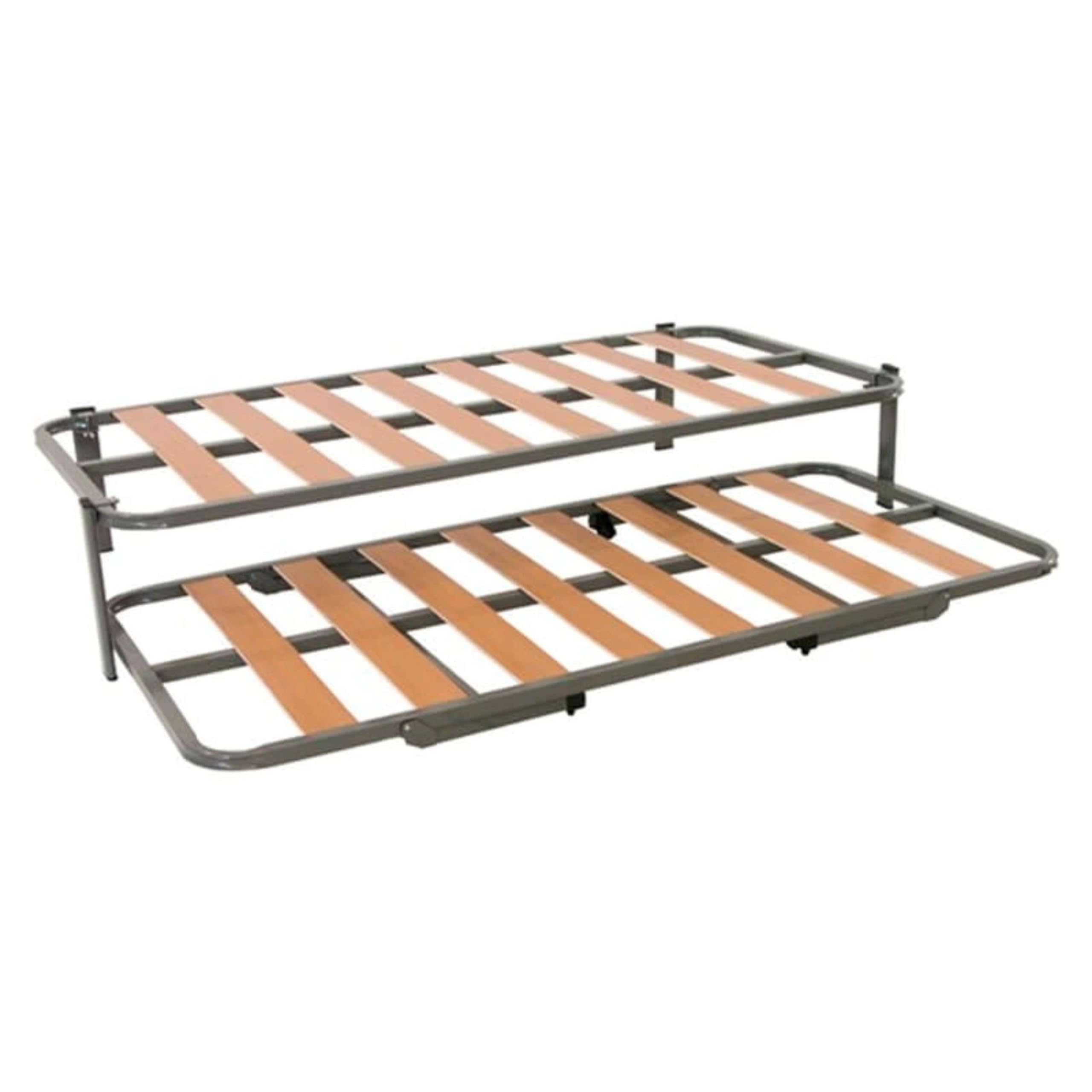 Miroytengo Herraje Completo Cama Nido Canguro 90x180 cm + 2 SOMIERES Tubo 30x30 mm, Balda Ancha, Patas Incluidas